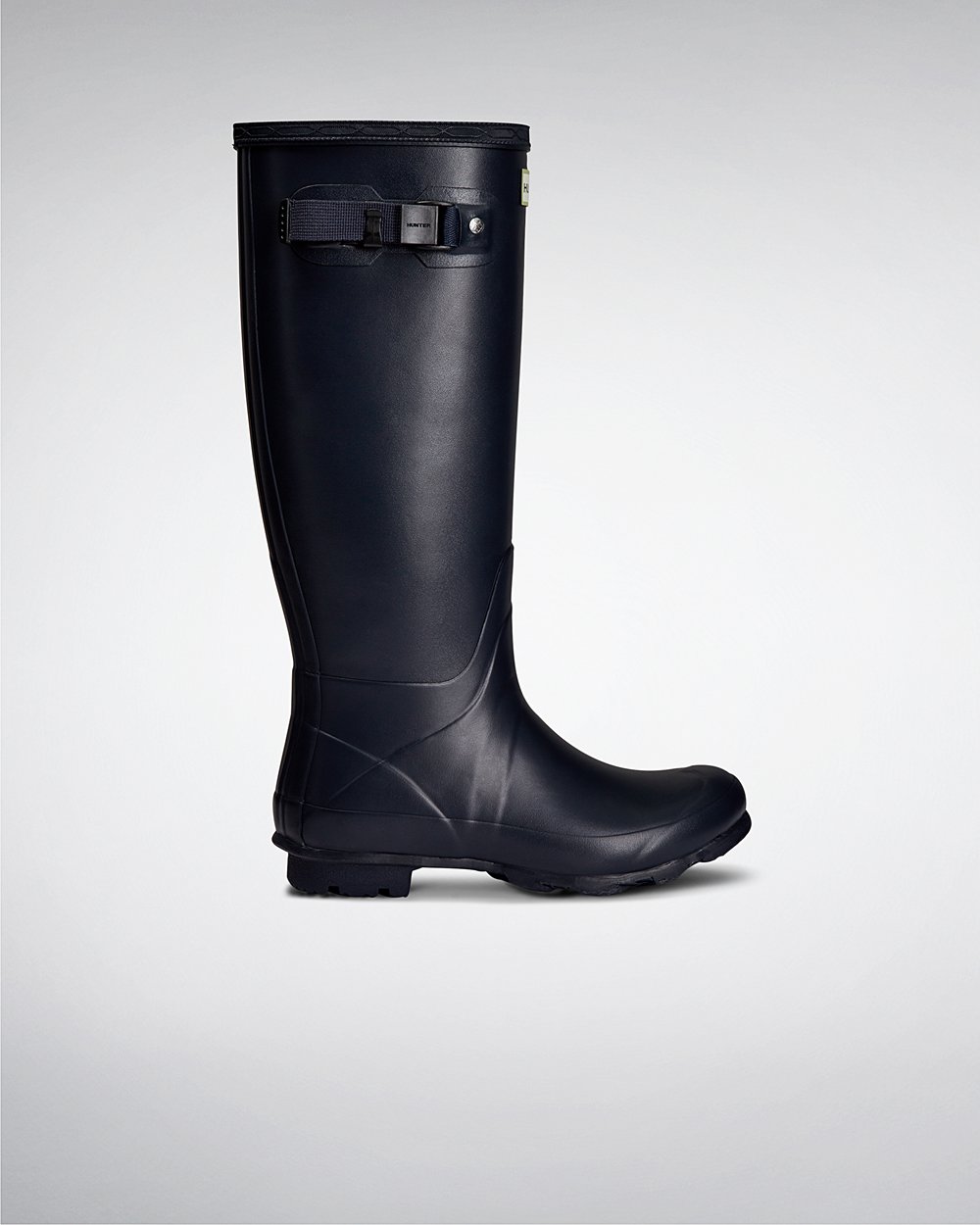 Galochas Altas Hunter Feminina Azul Marinho - Norris Field Neoprene Lined - 97CSUEFQJ